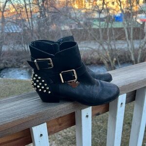Vince Camuto studded ankle boots